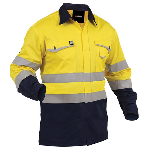 [AM006349] Shirt Arcguard 12Cal Day/Night Inheratex Yellow/Navy (FSPVCMW)