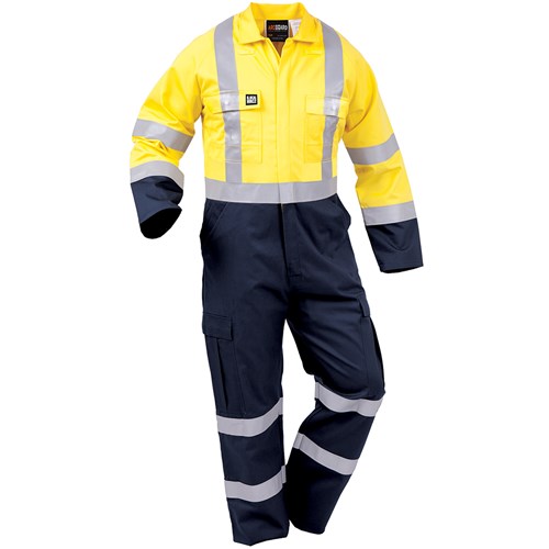 [AM006414] Overall Arcguard 8.6Cal Day/Night Zip Yellow/Navy (FTPCOLT)