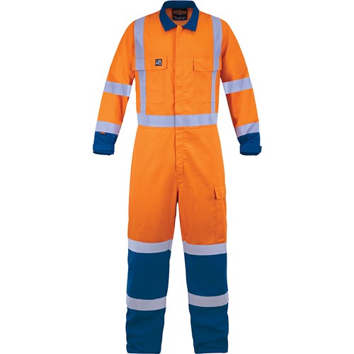 [AM006415] Overall Arcguard 11Cal TTMC-W17 Zip Royal Blue/Orange (CTPCNLW)